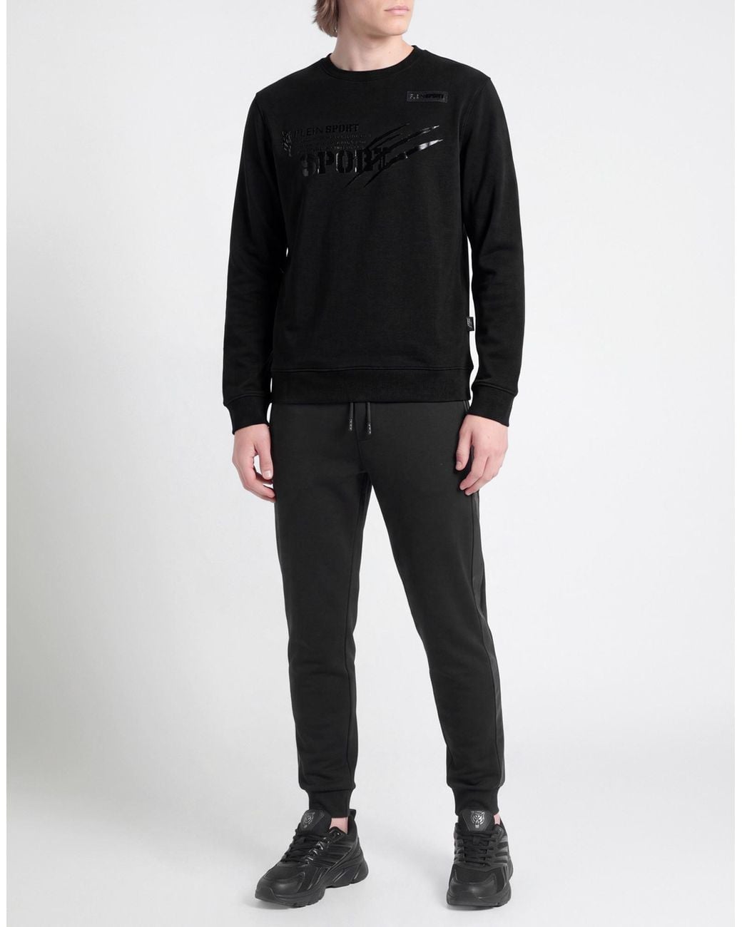 Philipp Plein Black Sweatshirt for men