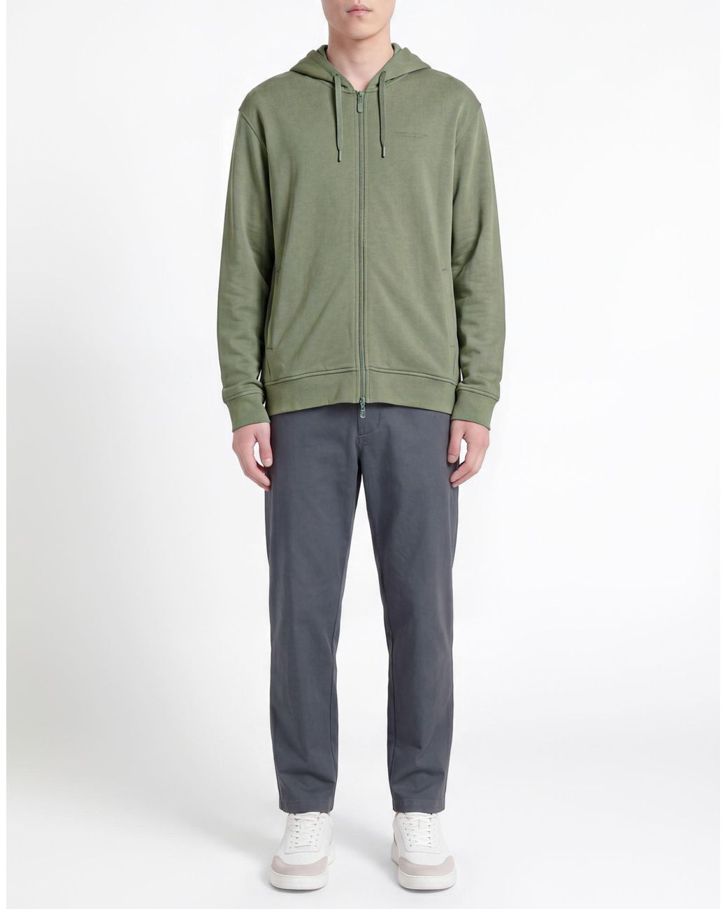 ARMANI EXCHANGE Green Sweatshirt Cotton for men