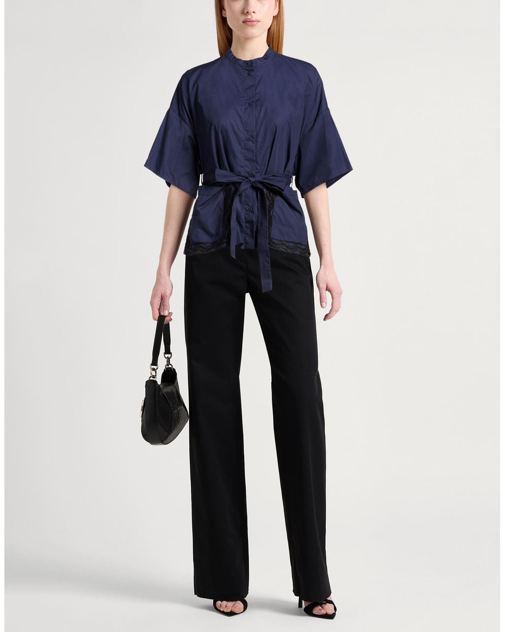 Beatrice B. Blue Midnight Shirt Cotton