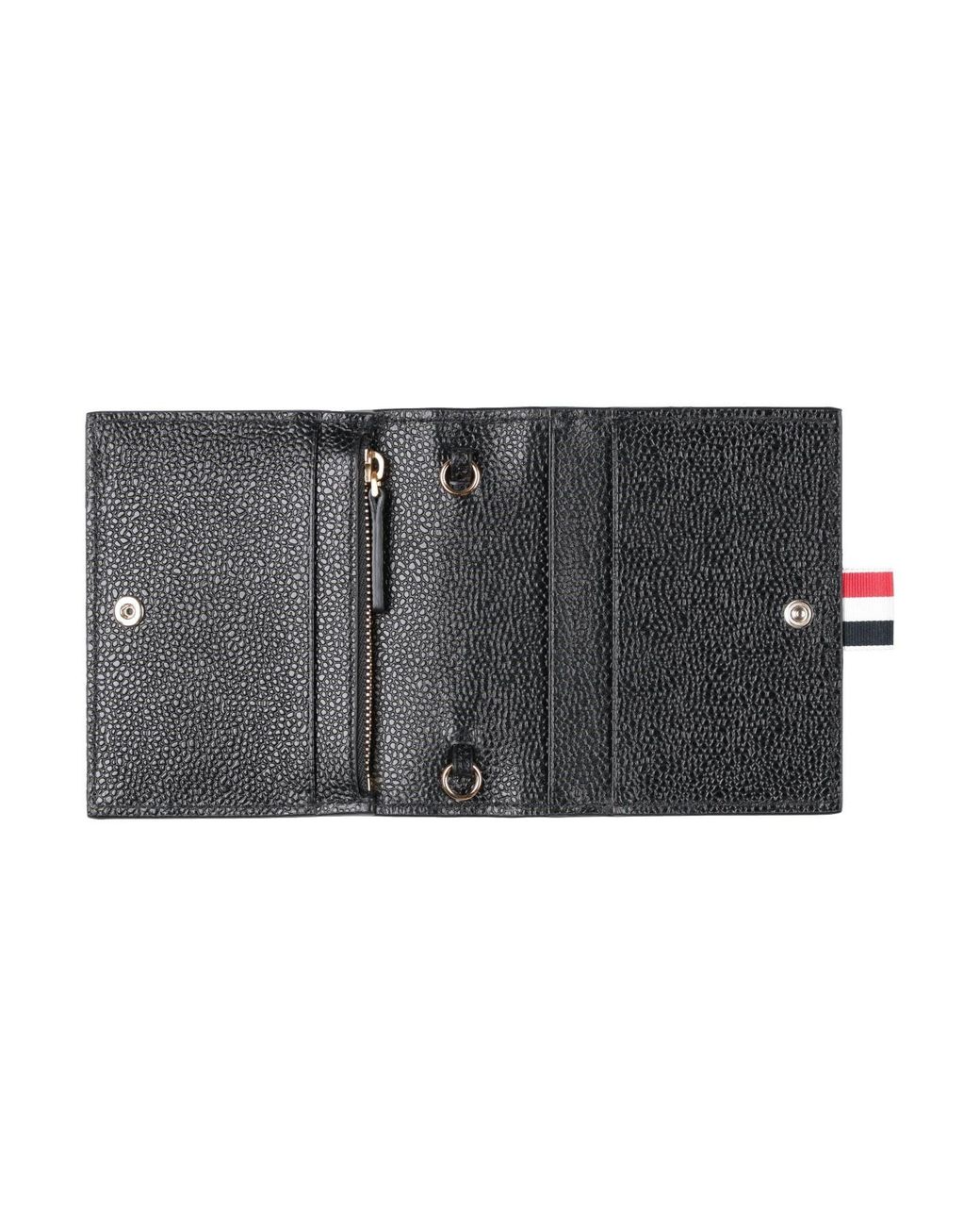 Thom Browne Black Cardholder Leather