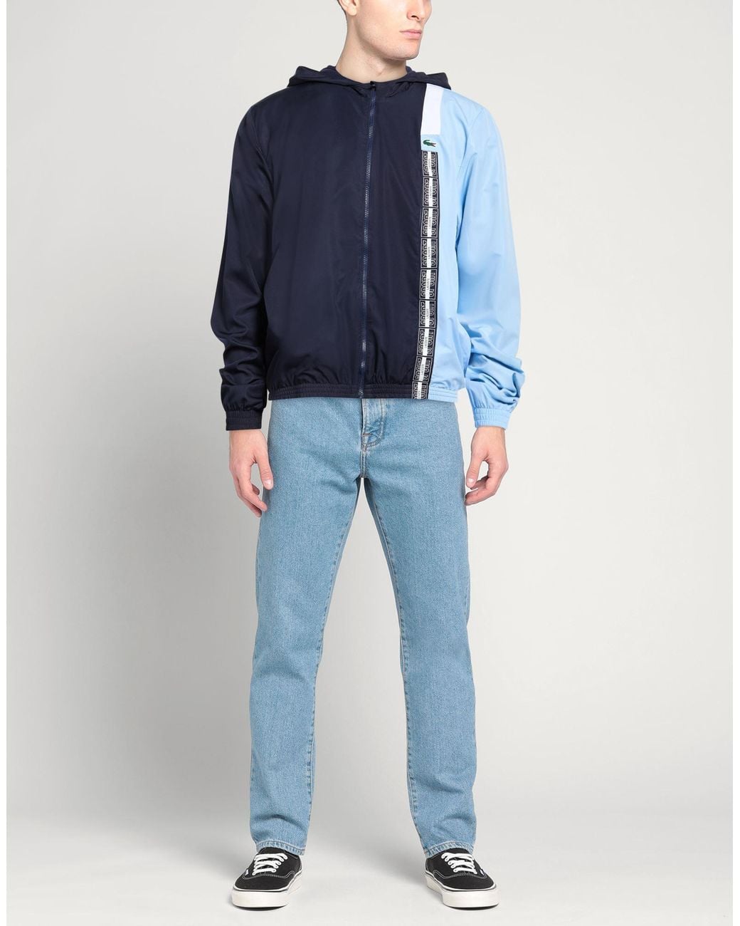 Lacoste Blue Jacket Polyester for men