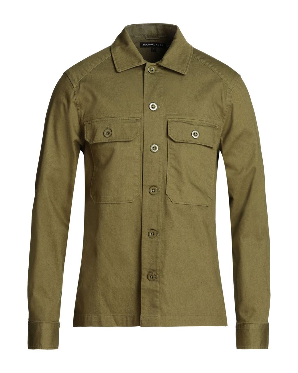 Michael Kors Denim Shirt in Green for Men Lyst UK
