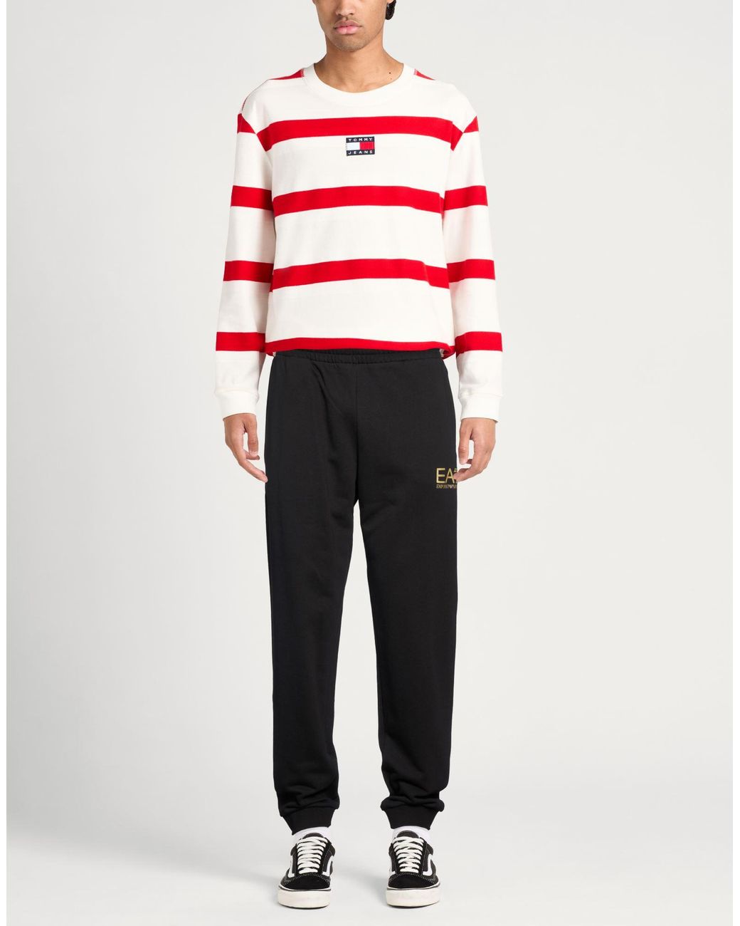 EA7 Black Trouser for men
