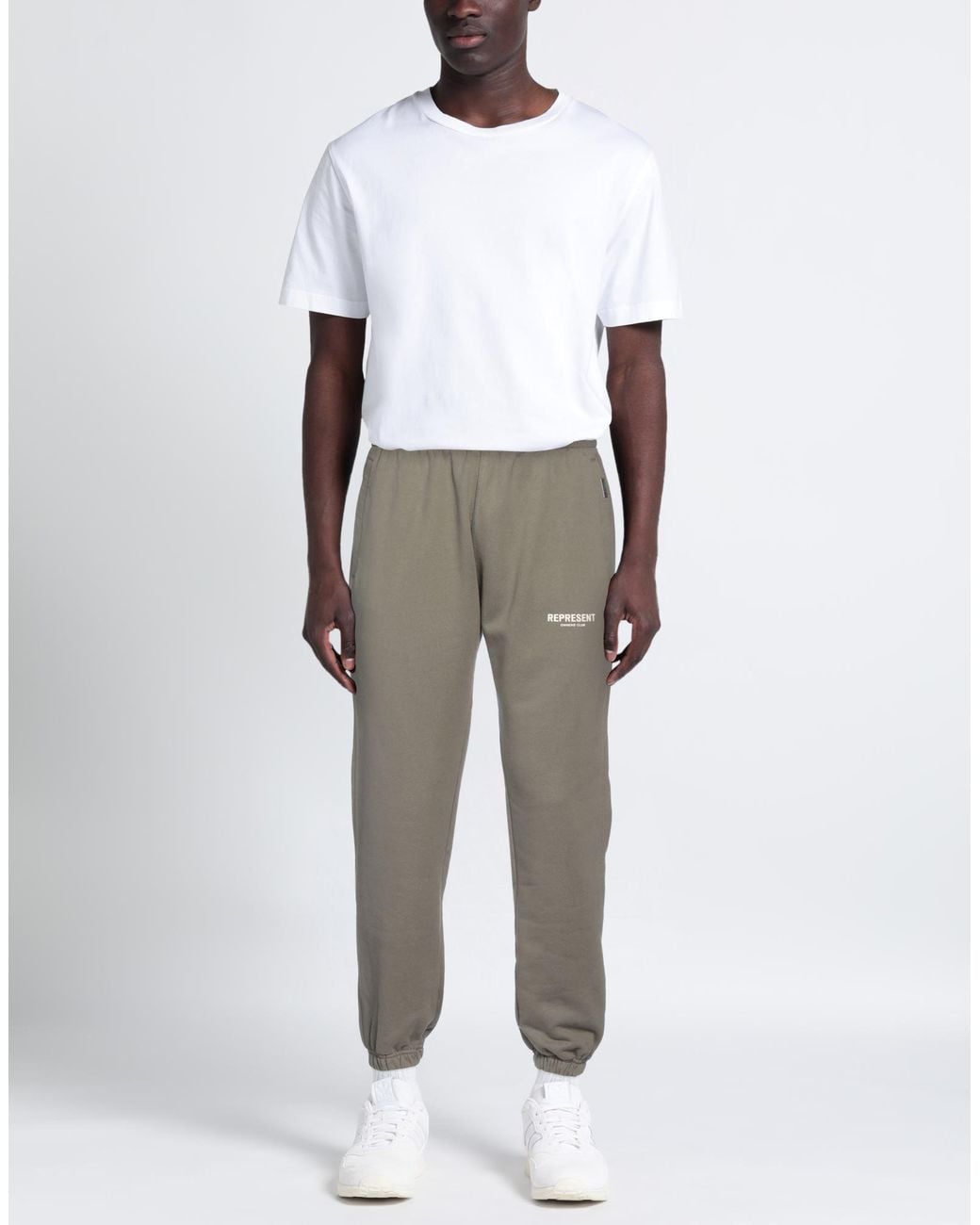 Represent Gray Pants Cotton for men