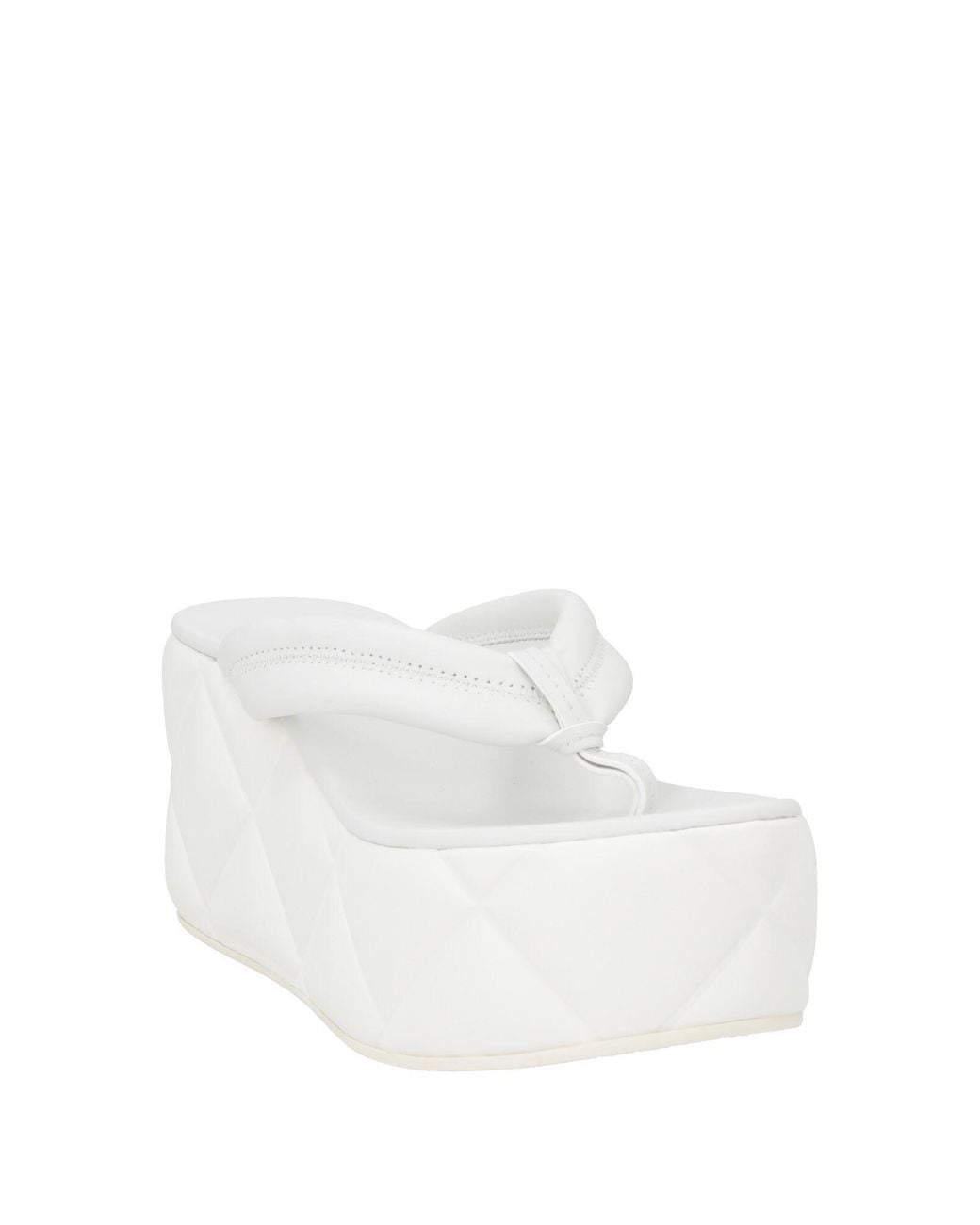 Le Silla White Thong Sandal