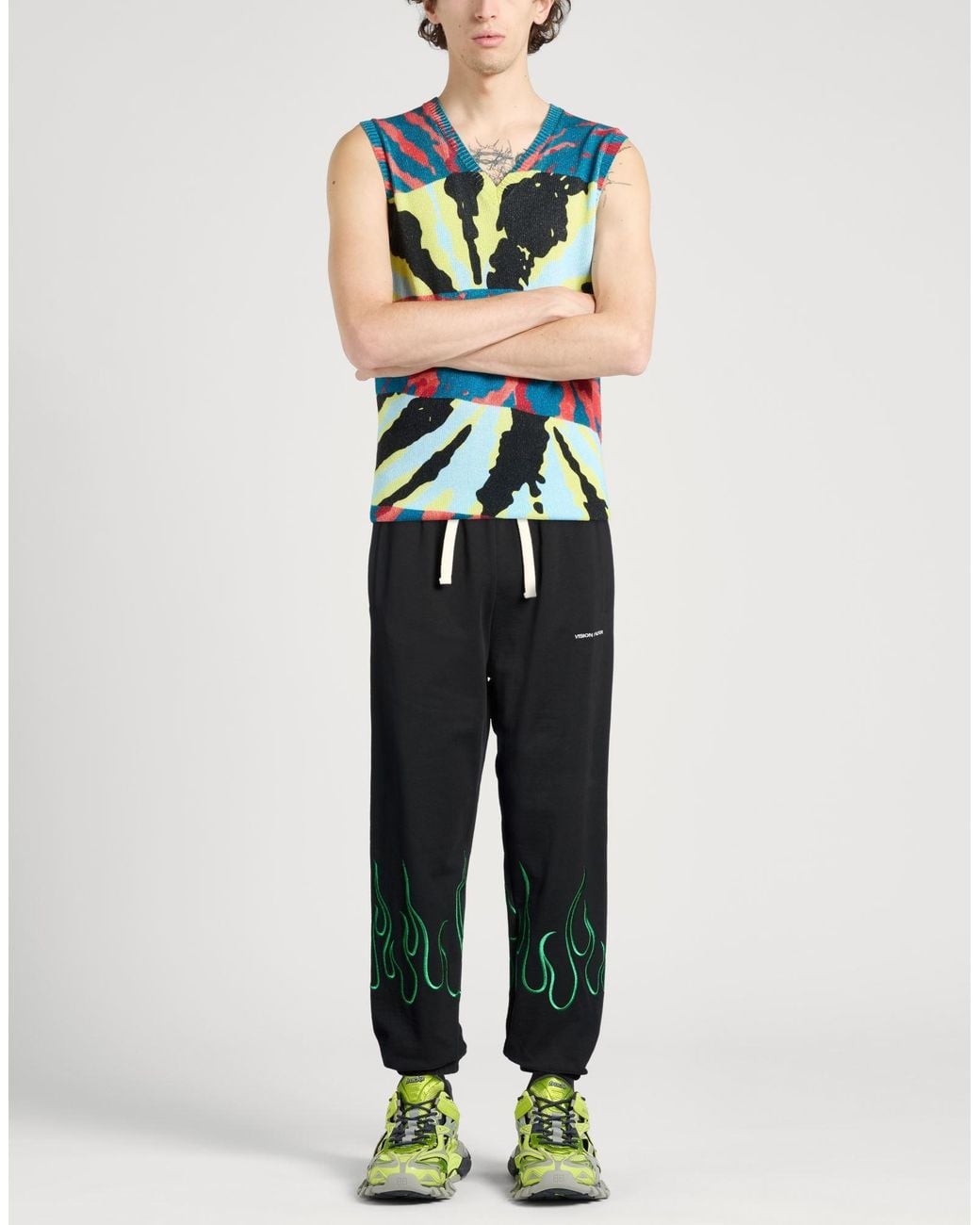 Vision Of Super Black Pants for men