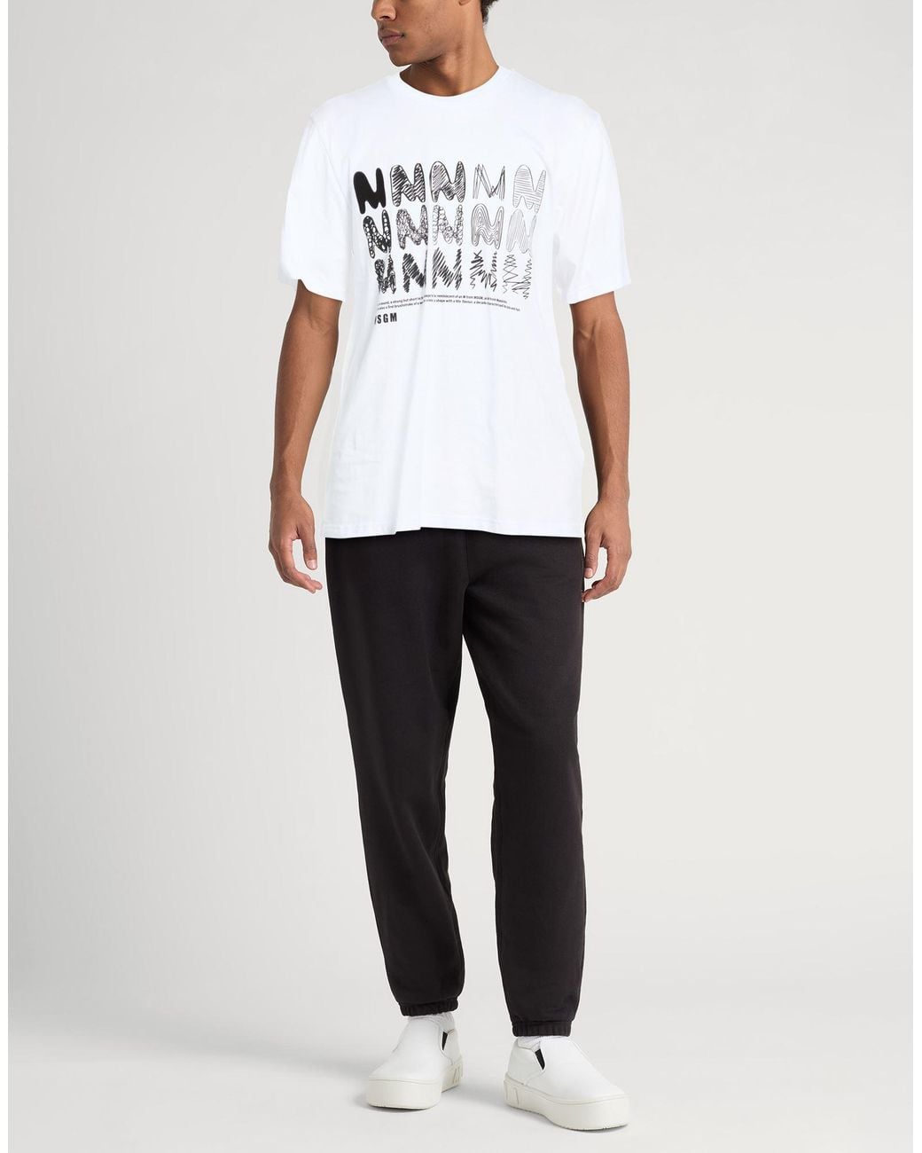 Camiseta MSGM de hombre de color White