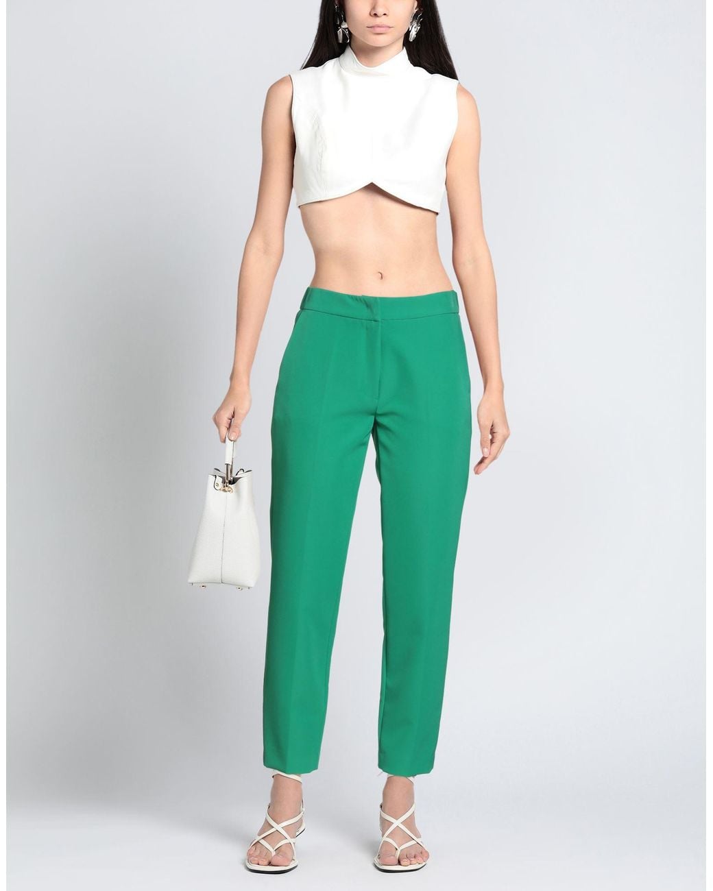 Pantalone di Clips in Green