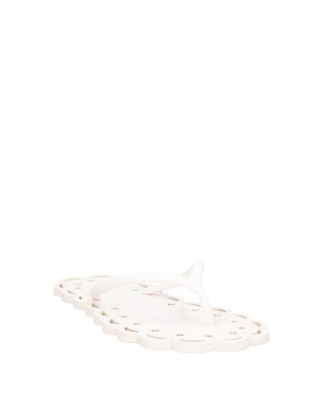 Carlotha Ray White Thong Sandal