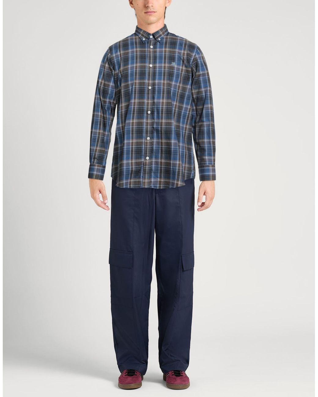 Harmont & Blaine Blue Shirt Cotton for men