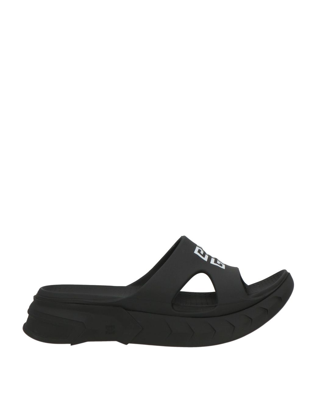 Givenchy Black Marshmallow Logo Rubber Slides for men