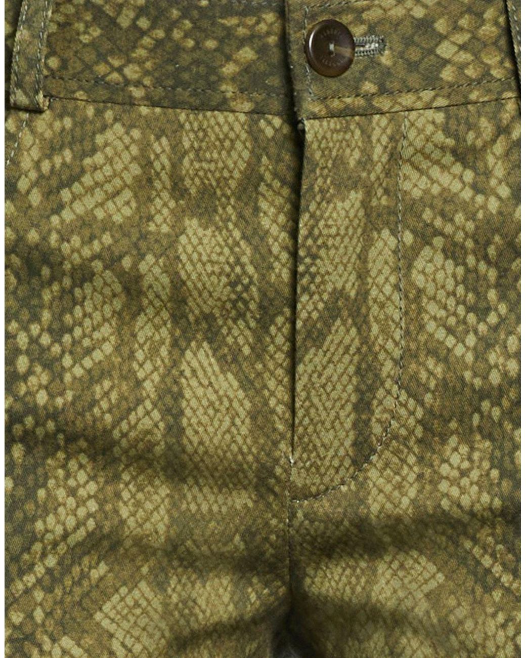 Alberta Ferretti Green Trouser