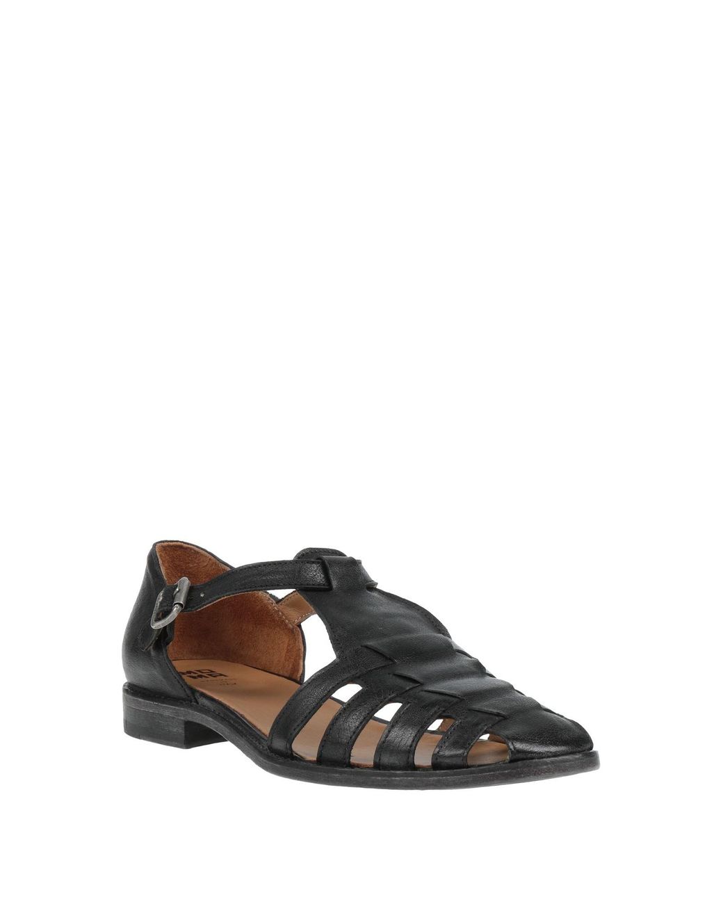 Moma Black Sandals Leather