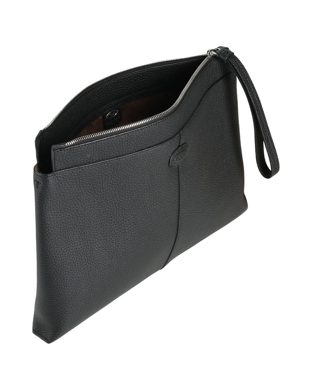 Tod's Black Clutch Leather