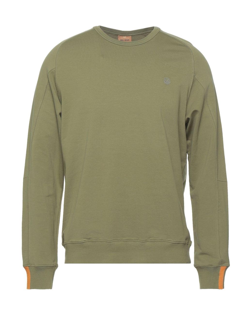 Mos Mosh Fleece Sweatshirt in Military Green (Green) for Men | Lyst