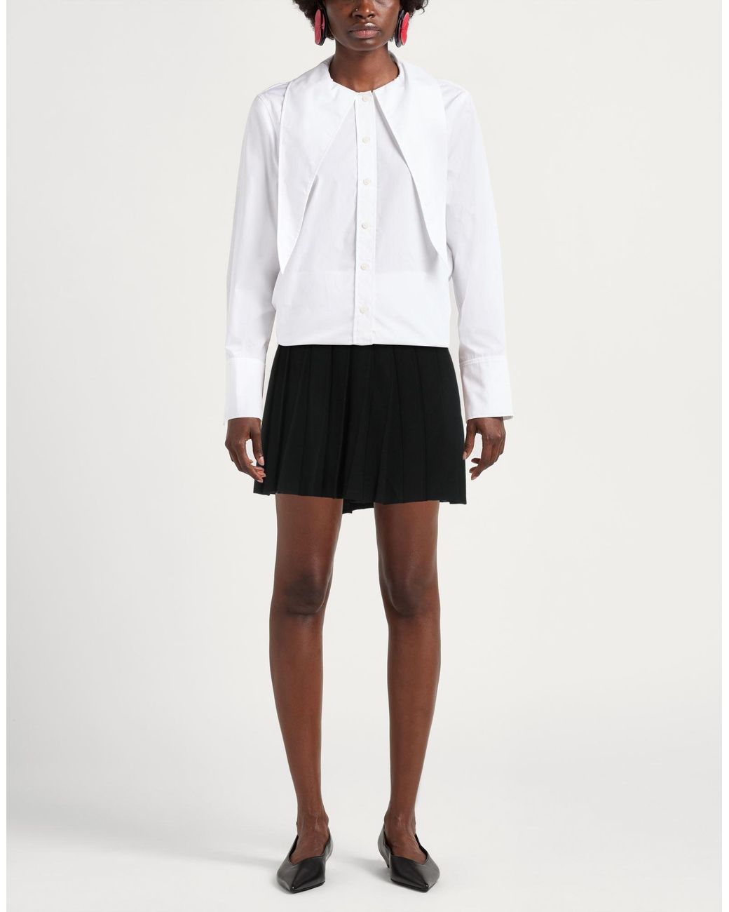 Max Mara Black Mini Skirt Viscose, Polyester