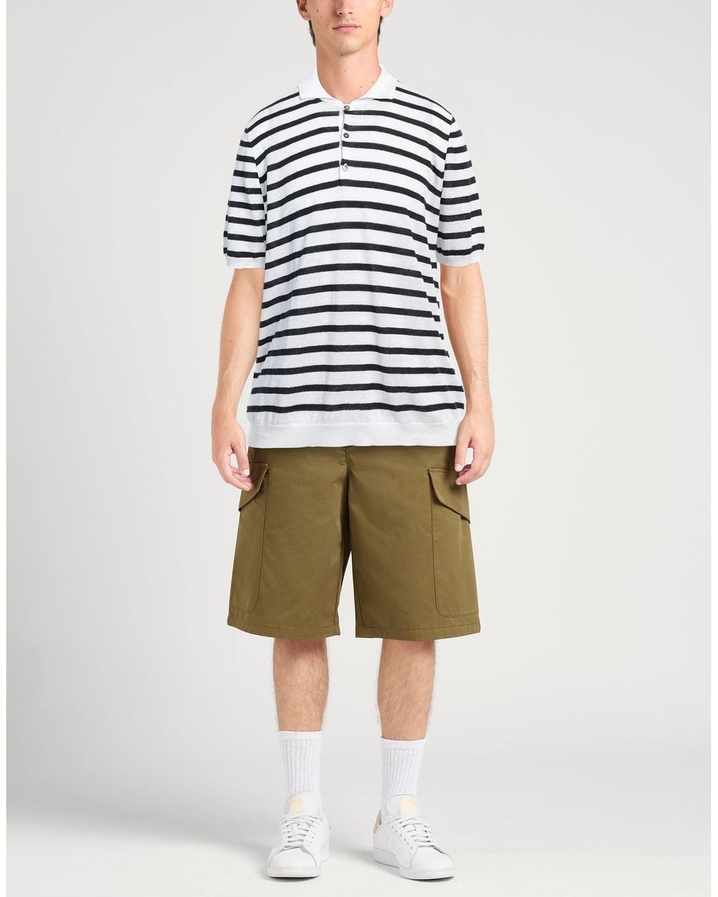 Alpha Studio White Jumper for men