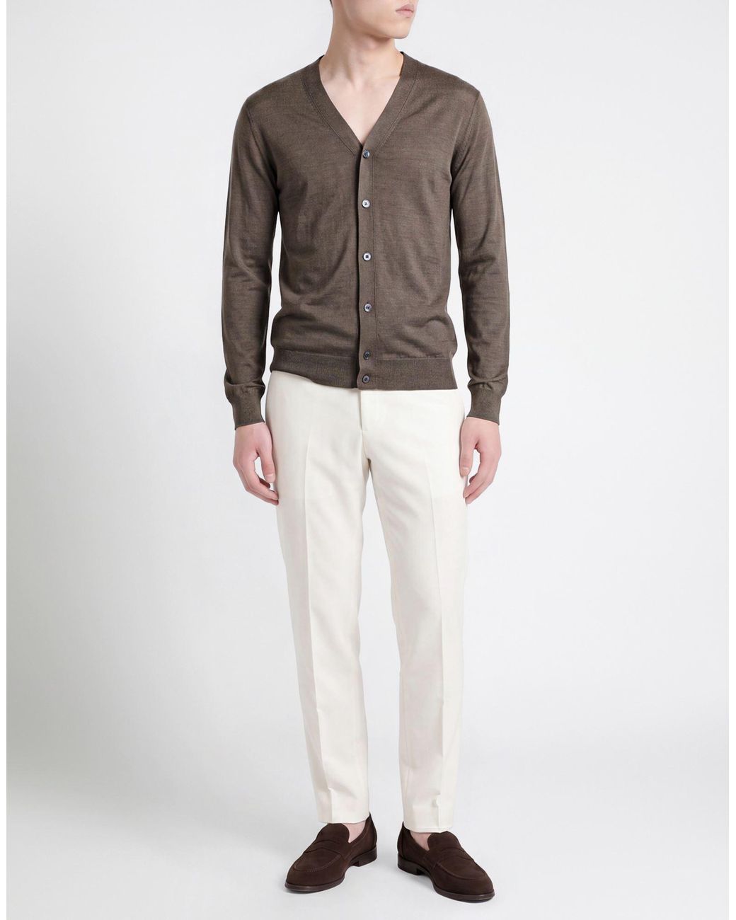 Aragona Brown Cardigan for men