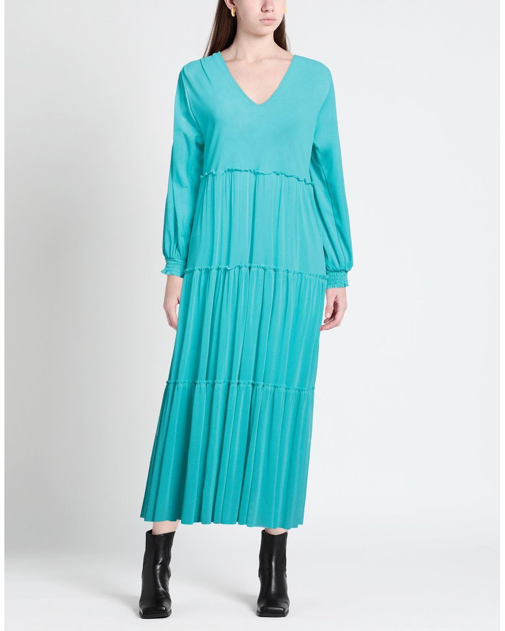 Vestito Lungo di Fuzzi in Blue