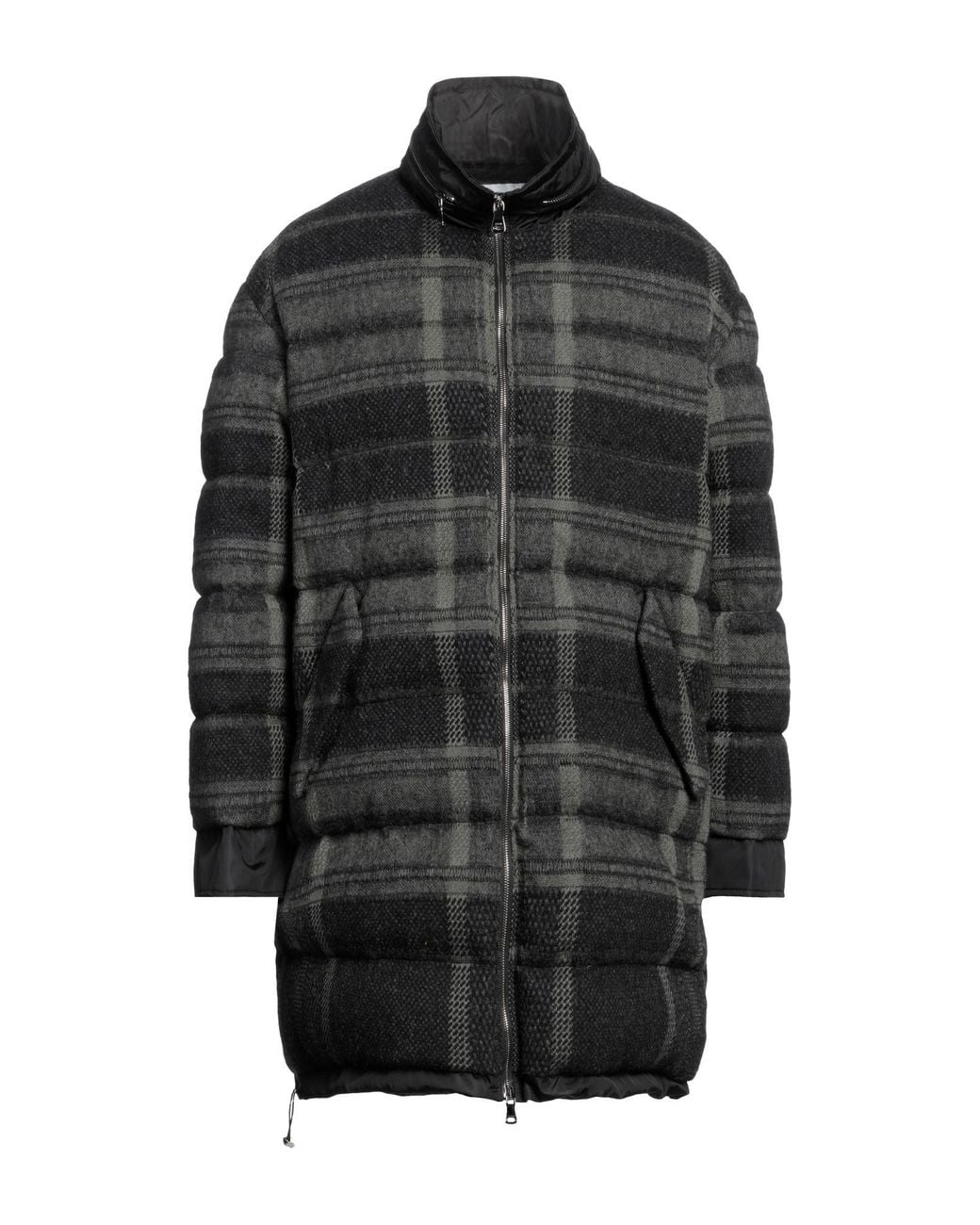 Aion Black Puffer Polyamide, Virgin Wool, Mohair Wool, Nylon for men