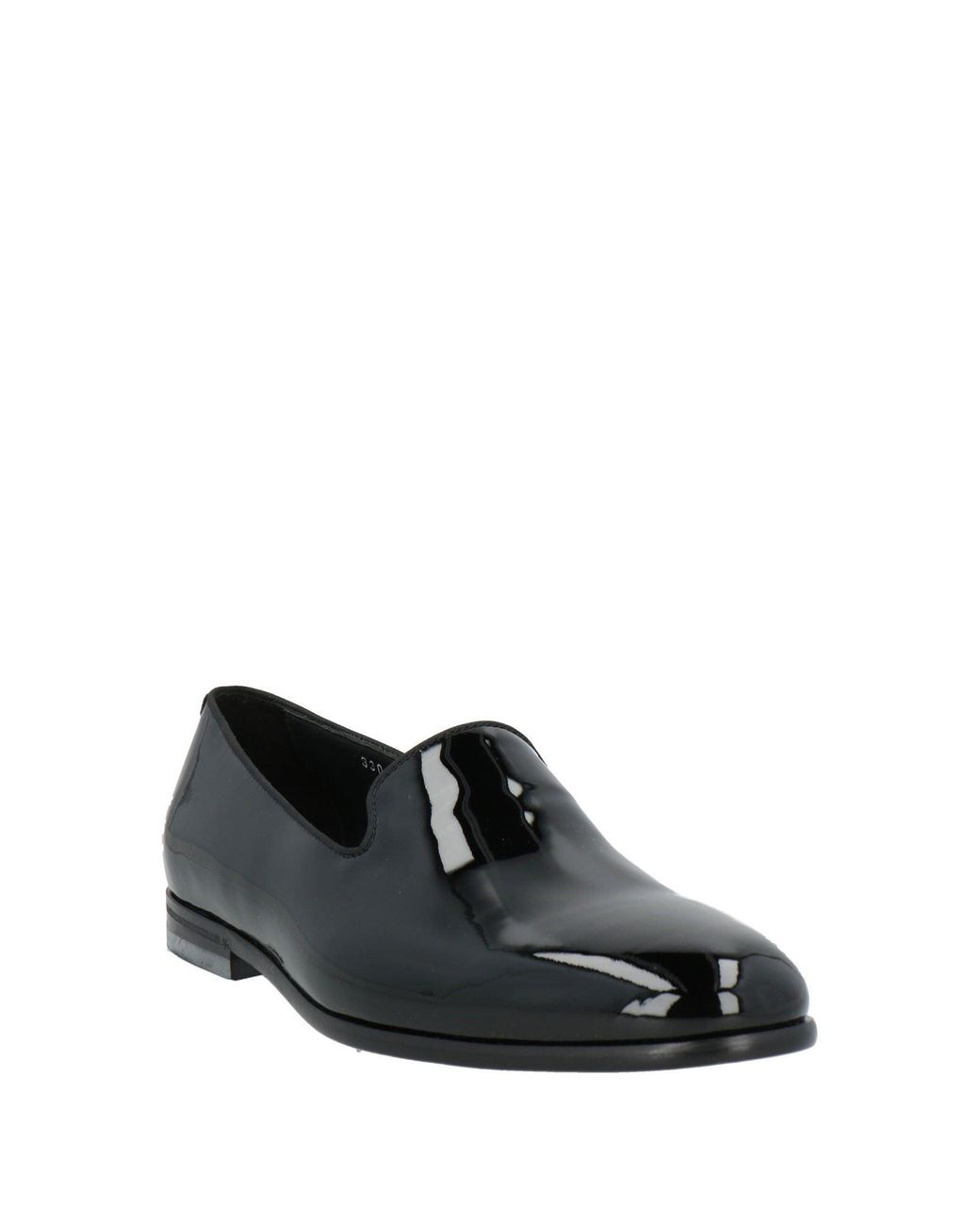 Doucal's Black Carpet Loafers Leather for men