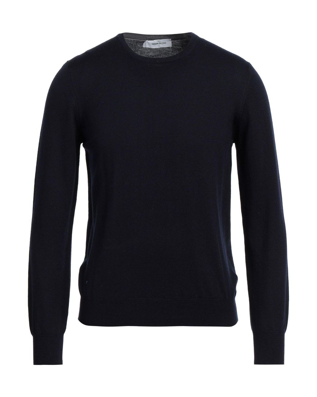 Gran Sasso Blue Midnight Sweater Virgin Wool for men