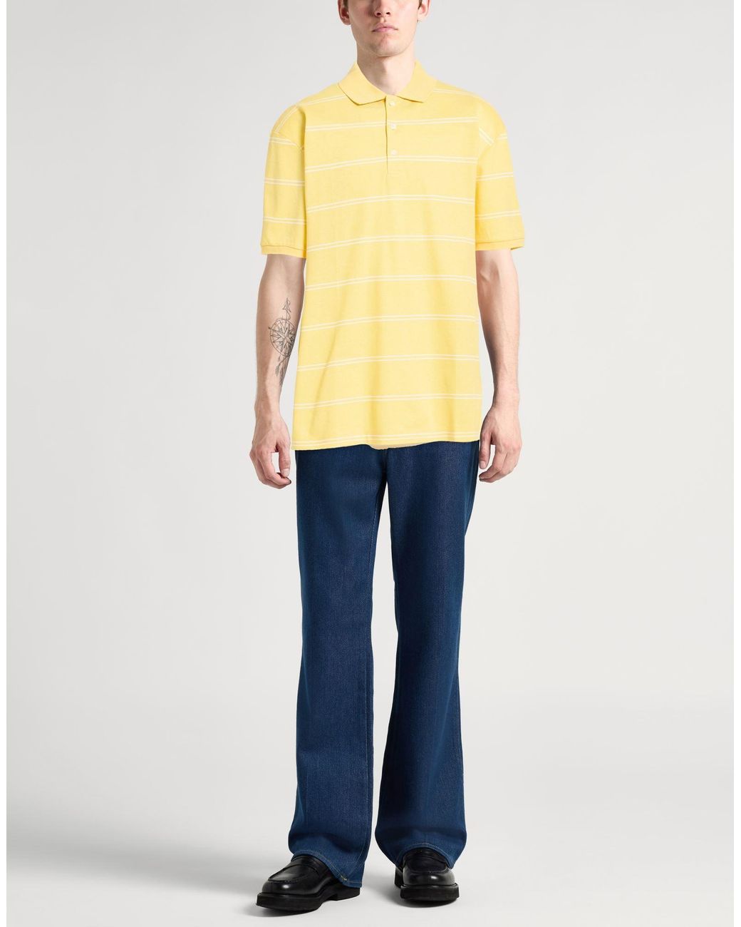 Paul & Shark Yellow Polo Shirt Cotton for men