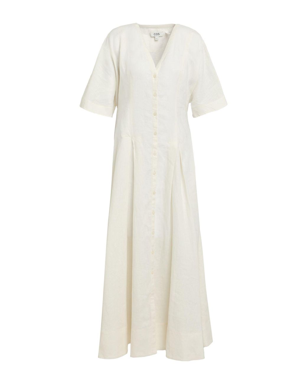 COS White Midi Dress