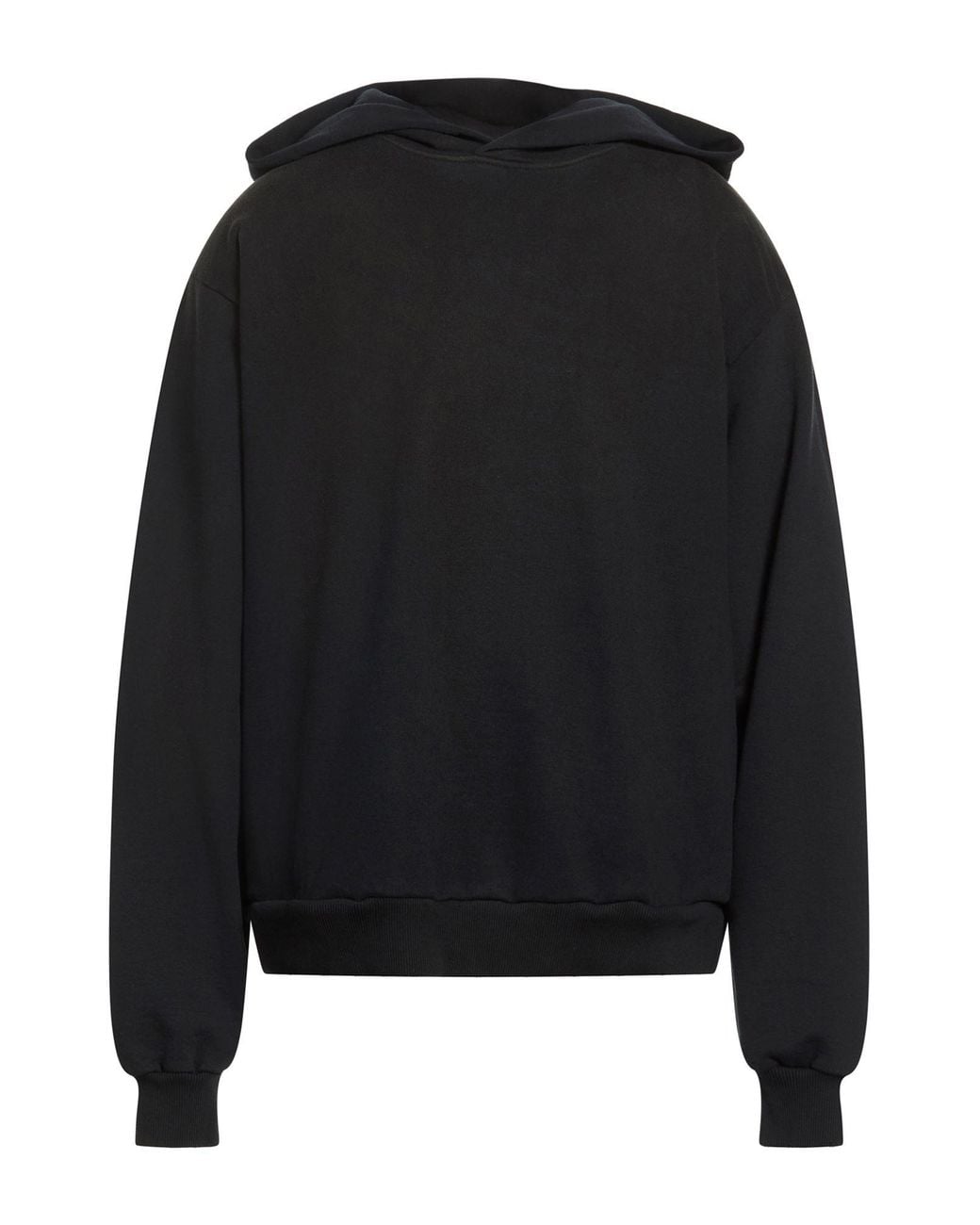 Acne Black Sweatshirt Cotton, Polyester for men