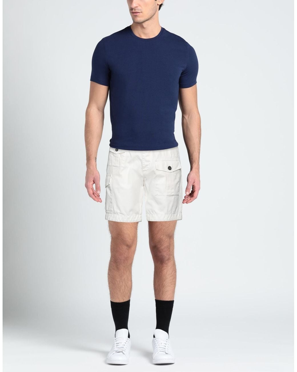 DSquared² White Shorts & Bermuda Shorts for men