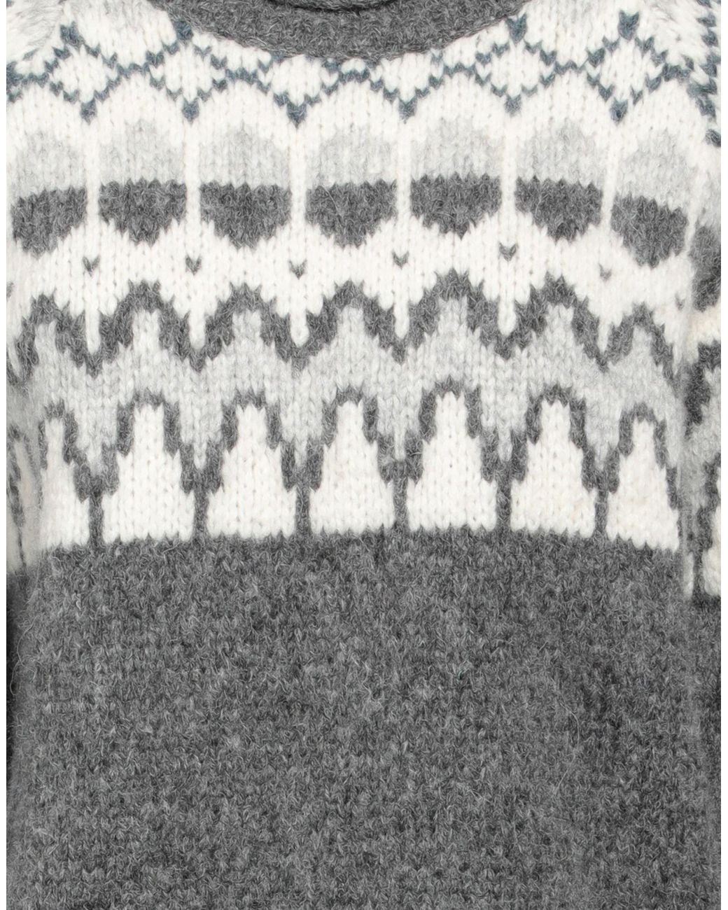 Eleventy Gray Sweater Alpaca Wool, Wool, Polyester