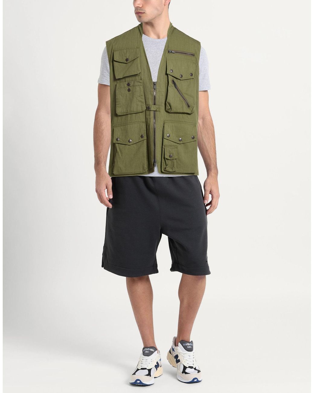 Chompa Sin Mangas Needles de hombre de color Green