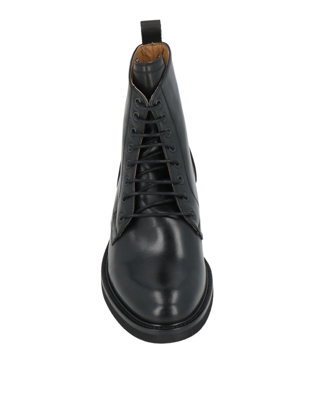 Testoni Black Ankle Boots for men