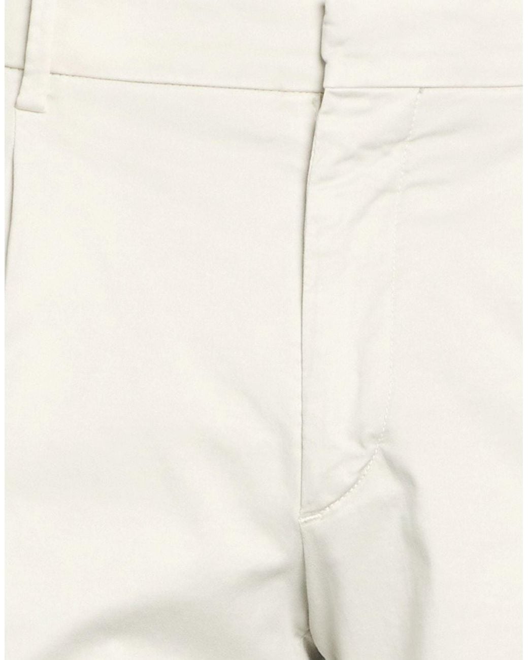 Moorer White Pants Cotton, Elastane for men