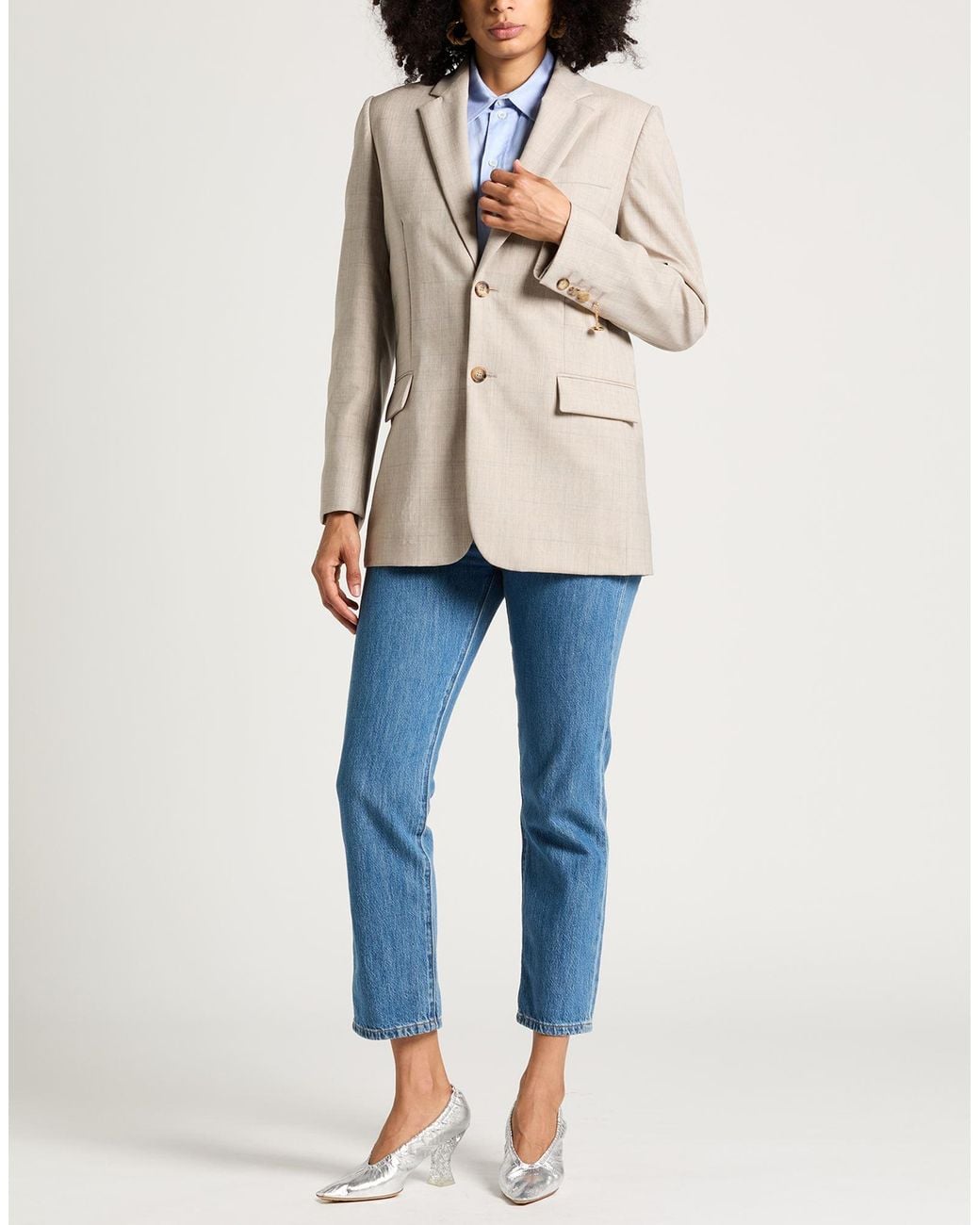 Moschino Natural Light Blazer Virgin Wool