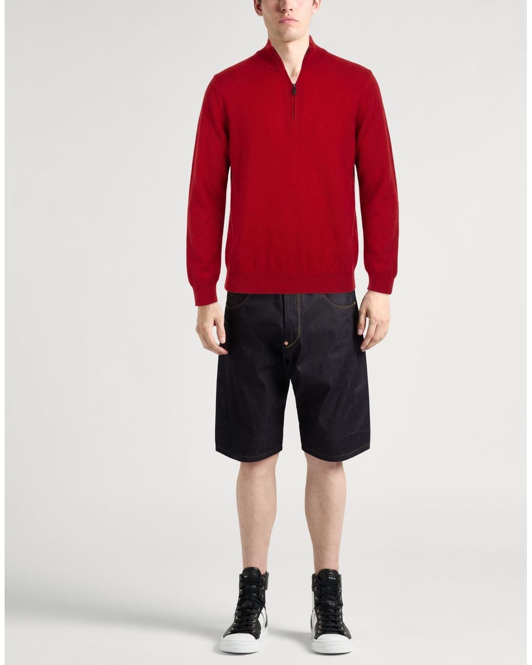 Moorer Red Jumper for men