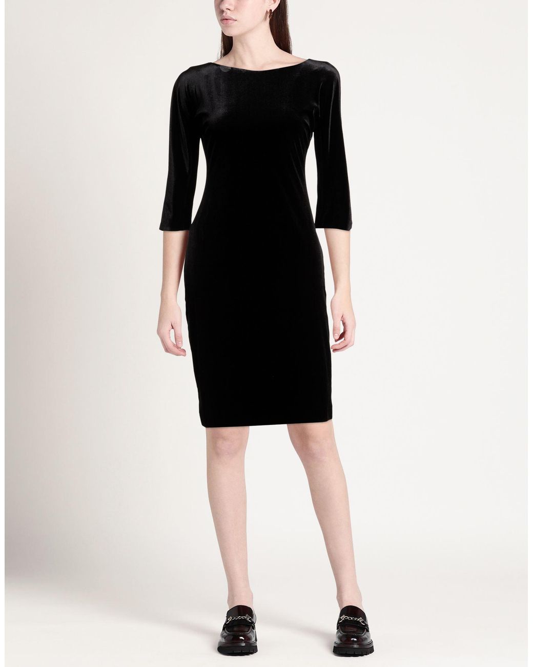 NINA 14.7 Black Mini Dress Polyester, Elastane
