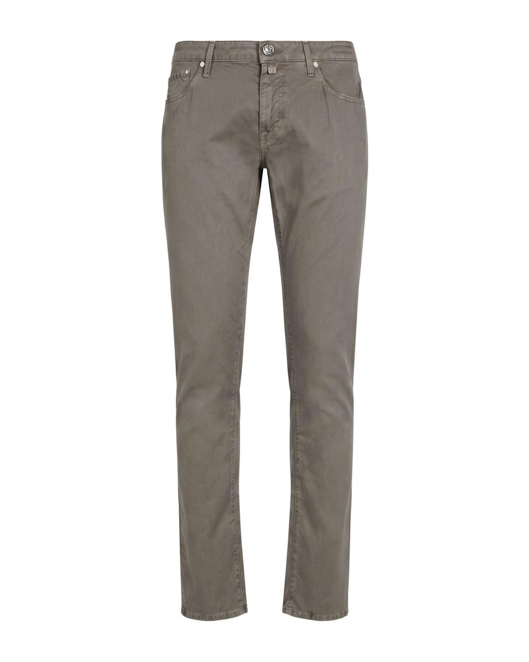Jacob Cohen Gray Pants Modal, Cotton, Elastane for men