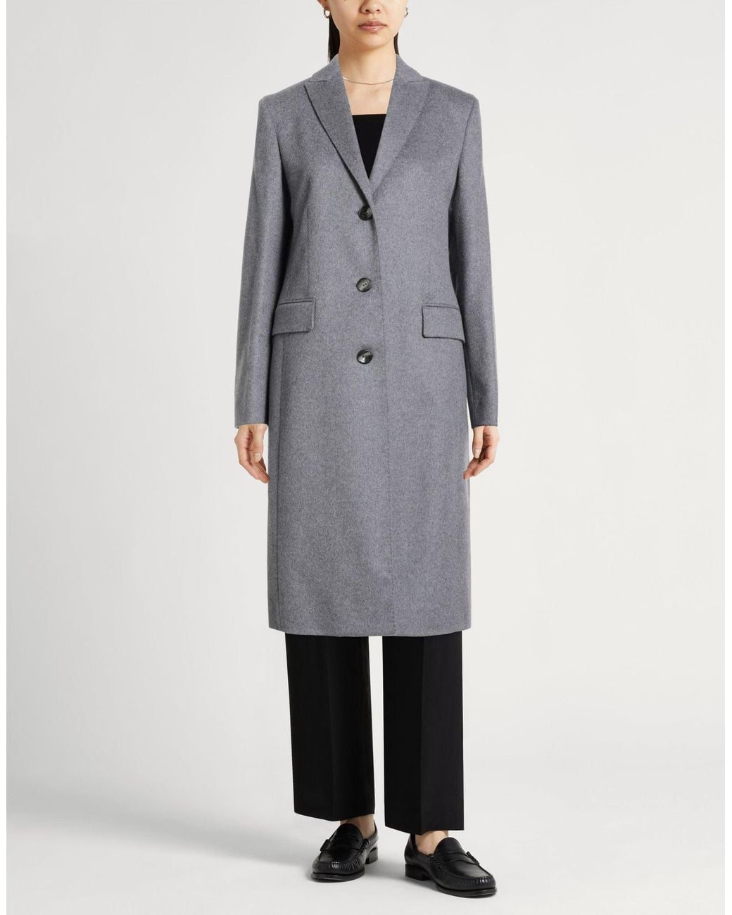 Agnona Gray Coats