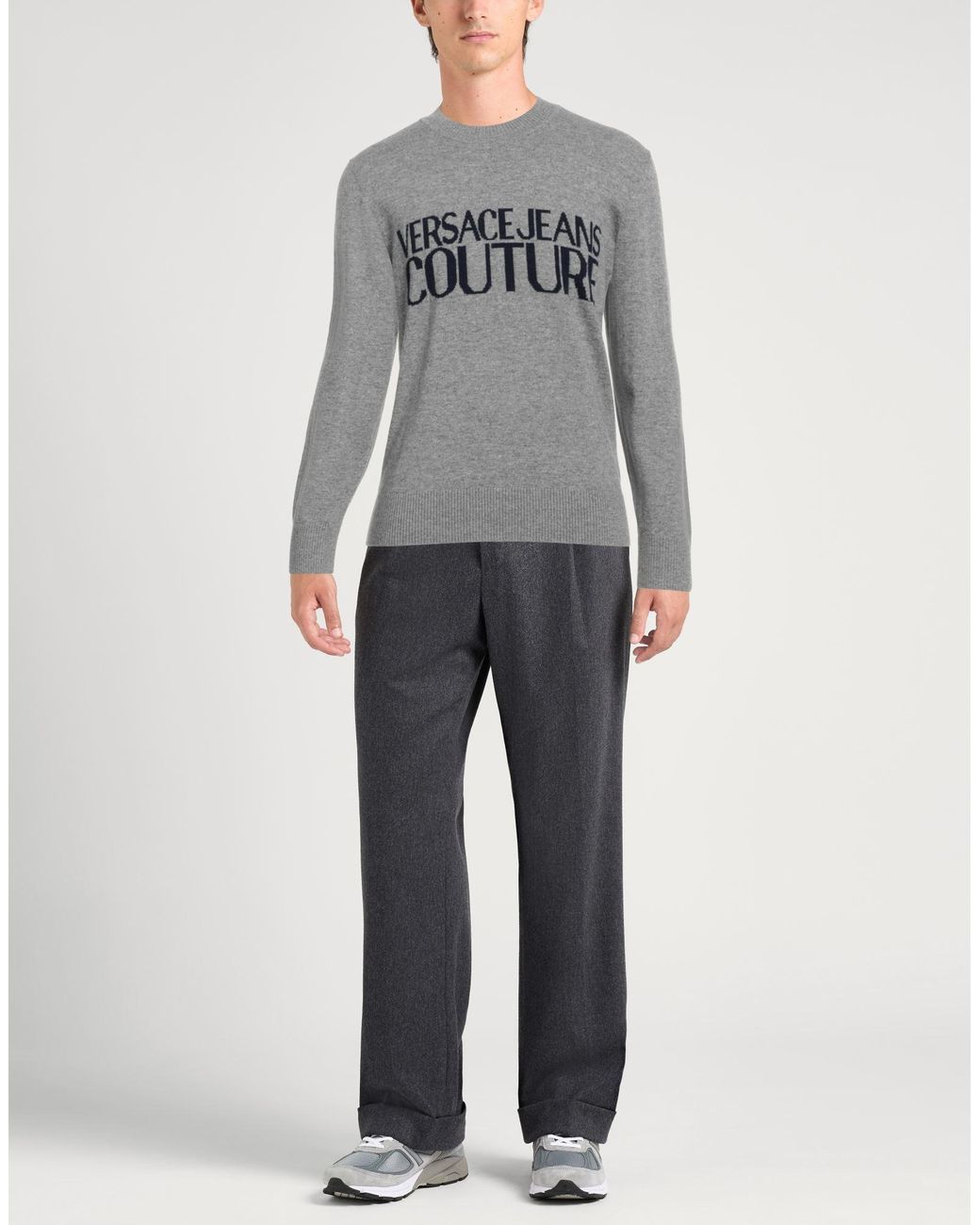 Pullover Versace Jeans Couture de hombre de color Gray