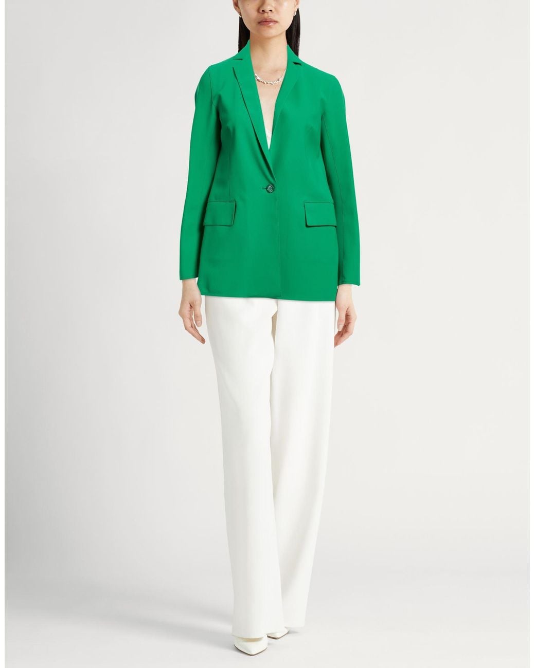 Herno Green Blazer Polyamide, Elastane