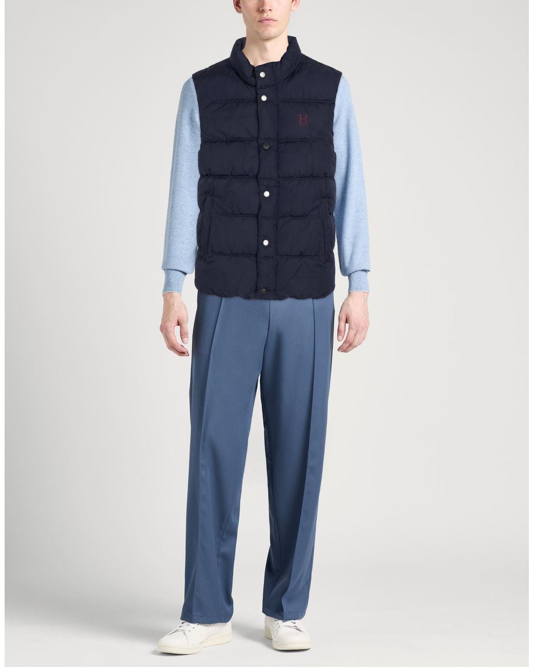 Chompa Sin Mangas Hackett de hombre de color Blue