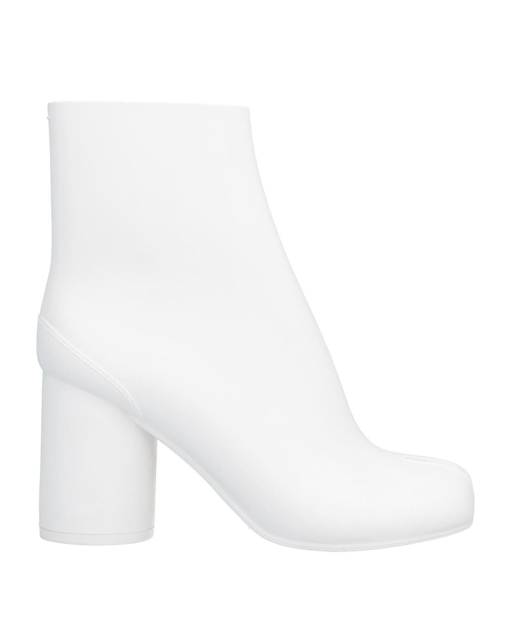 Maison Margiela White Plain Colour Ankle Boot