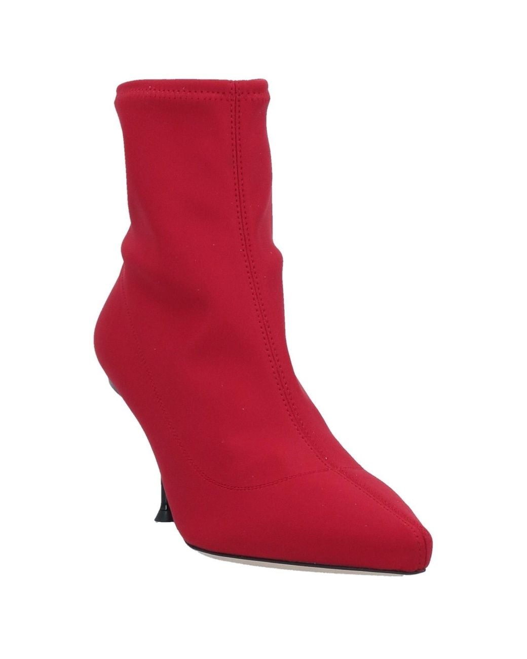 Sergio Rossi Red Stiefelette