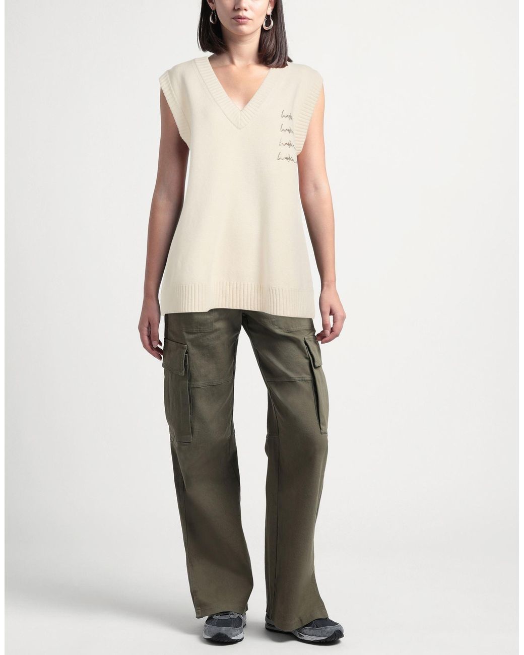 Pullover di we11done in Natural
