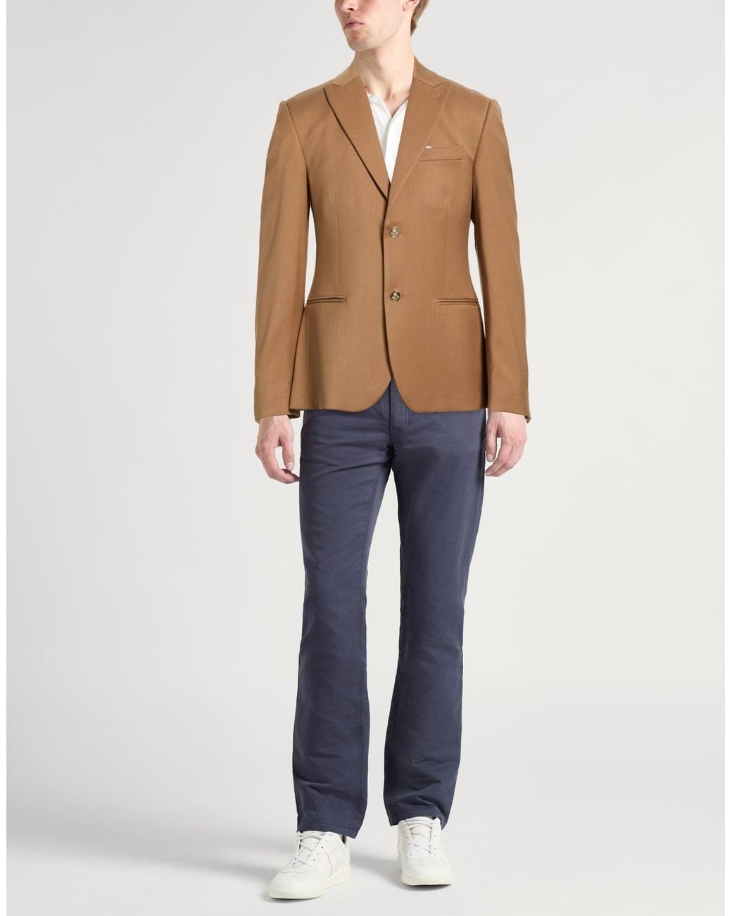 Daniele Alessandrini Brown Blazer for men