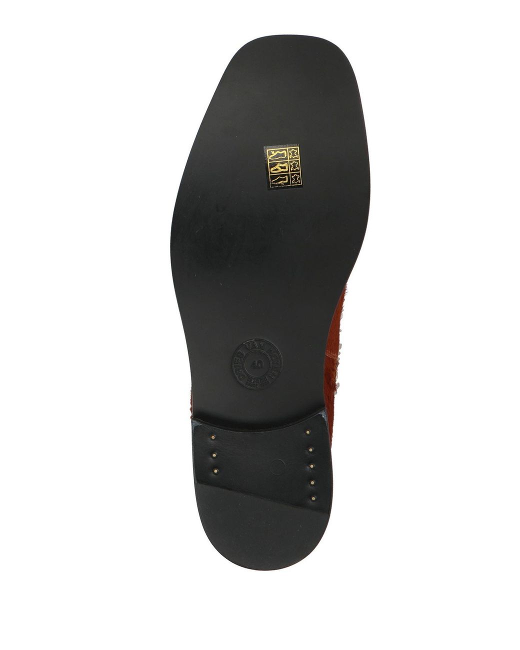 Dries Van Noten Brown Boot Leather for men