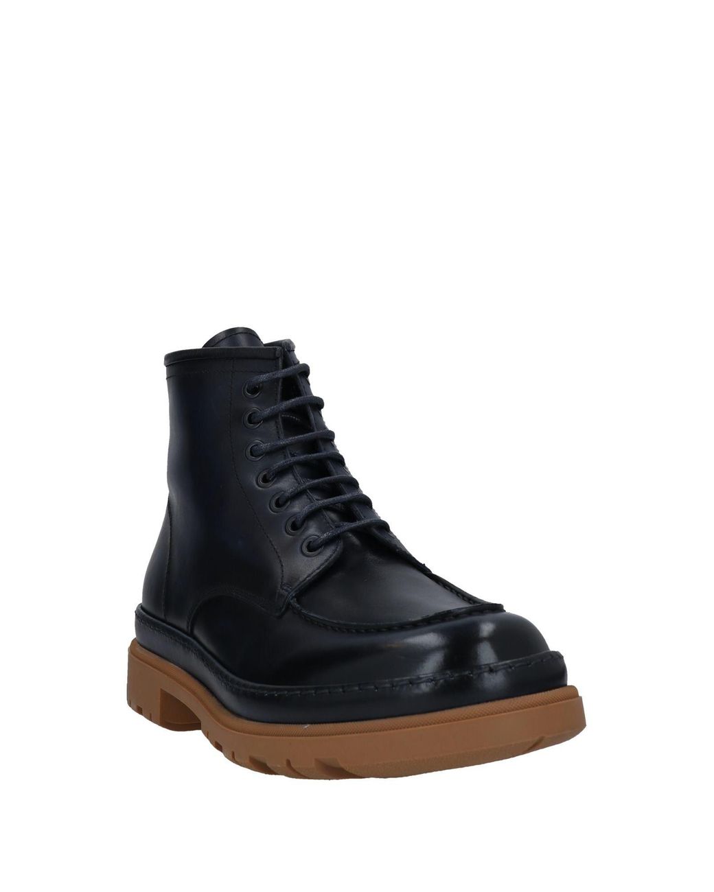 Doucal's Blue Midnight Ankle Boots Leather for men