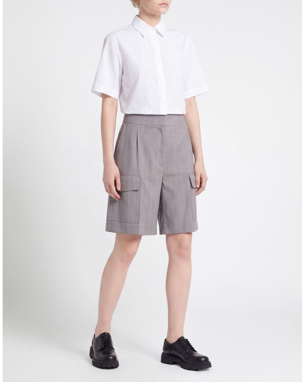 Twinset Gray Shorts & Bermuda Shorts