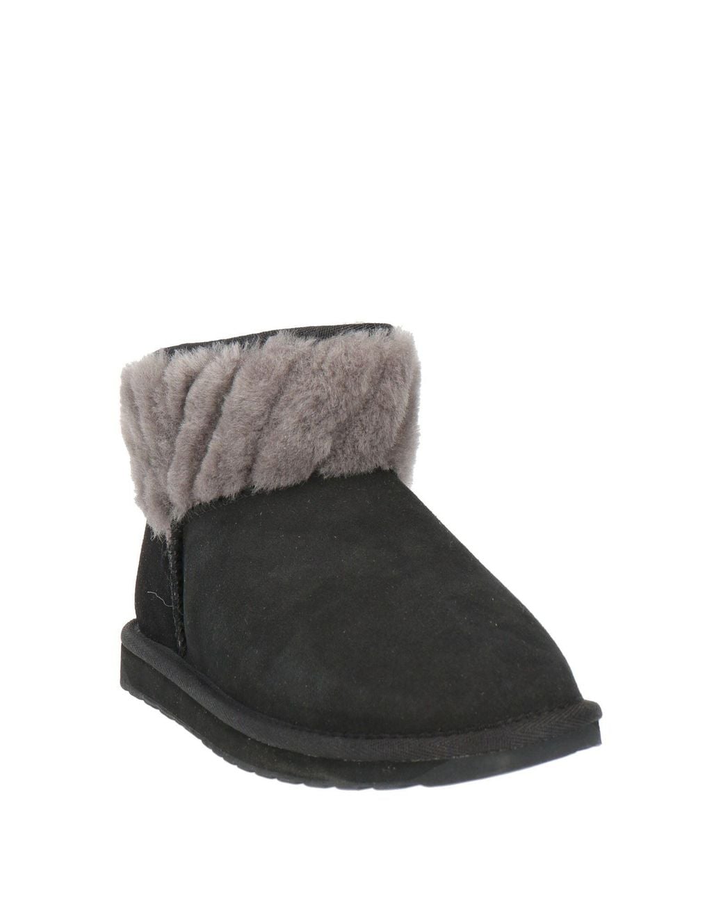 EMU Black Ankle Boots Leather